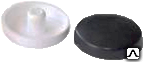 Заглушка для рамного дюбеля (белый, черный)
