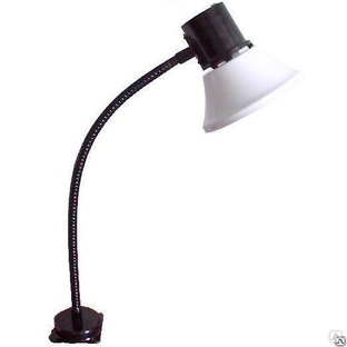 Светильник НКП-03-60-026-03 станочный без лампы на флексе с выключателем 
