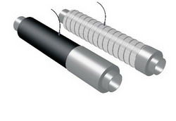 Концевой элемент с кабелем вывода и металлической заглушкой изоляции Ст 108