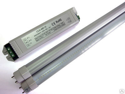 Комплект светодиодных ламп RN-SMD3528-20W-T8-1200mm (2 шт. + драйвер)