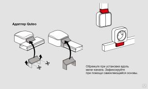 Кабель канал legrand quteo