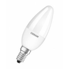 Лампа светодиодная LED 5,4Вт Е14 LS CLB40 тепло-белый матовая свеча Osram