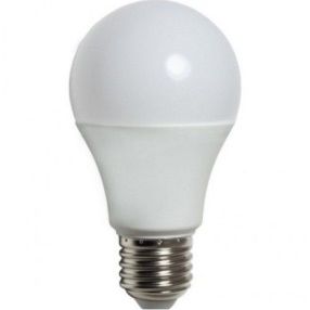 Лампа светодиодная LED 7вт Е27 теплый матовый шар Saffit