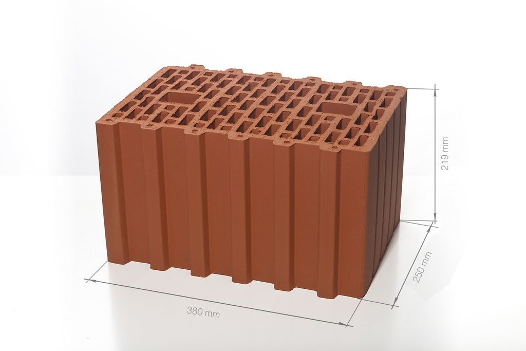 Керамический блок Ceramic Thermo 380х250х219 10,7 NF