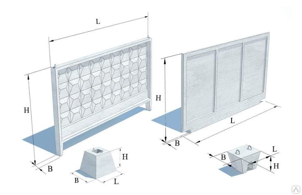 Бетонные Плиты Для Забора Купить В Брянске