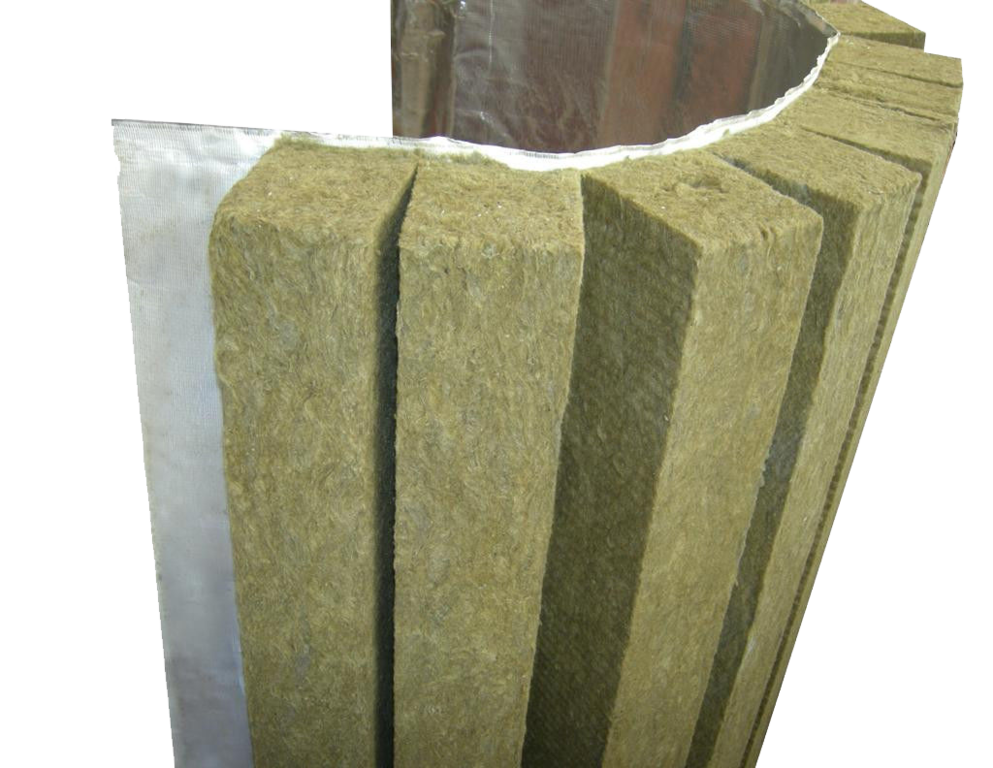 Мат теплоизоляционный из минеральной ваты вертикально-слоистые