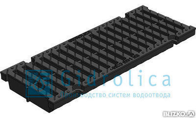 Решётка водоприёмная DN150 Gidrolica Pro РВ-15.18,8.50 щелевая пластиковая