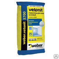 Стяжка для пола WeberVetonit 5700, 25 кг