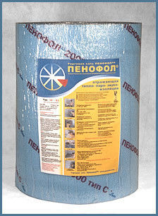 Теплоизоляция Пенофол 2000, С-08, 0,6 м*15 м (рулон 9 м2) 1 м2