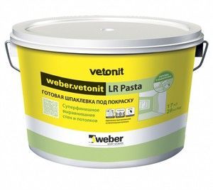 Шпаклевка готовая Weber.vetonit LR pasta (20 кг)