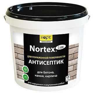 Антисептик Nortex®-Lux для пораженного и здорового бетона и камня