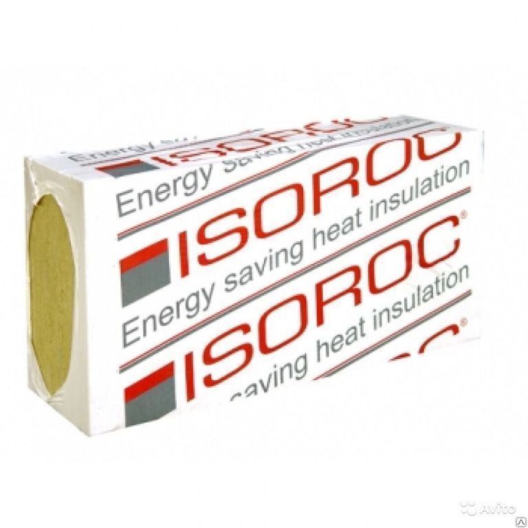 Теплоизоляция Изорок Изоруф НЛ 1000х500х50, 115 кг/м3, V-0,15 м3,S-3 м2.