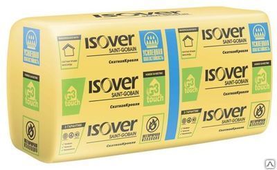 Теплоизоляция Isover, СкатнаяКровля, плиты, силикон покрытие 50х610х1170