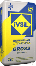 Штукатурка IVSIL GROSS, 25кг