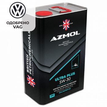 Масло моторное AZMOL Ultra Plus 5W-30 А3/В4 4 л