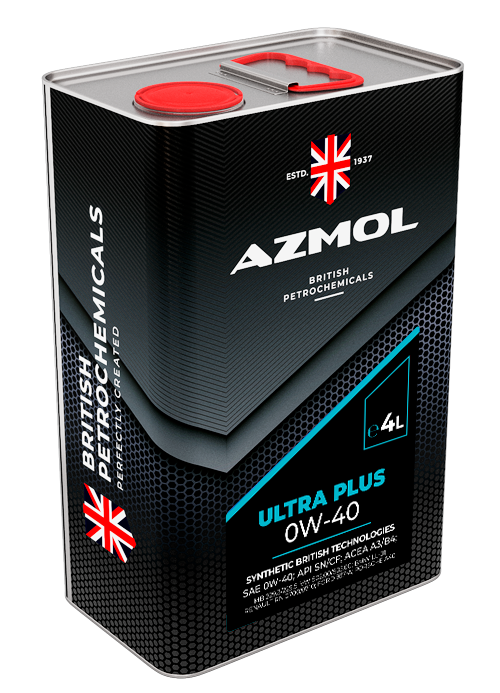 Масло моторное AZMOL Ultra Plus 0W-40 канистра 4 л