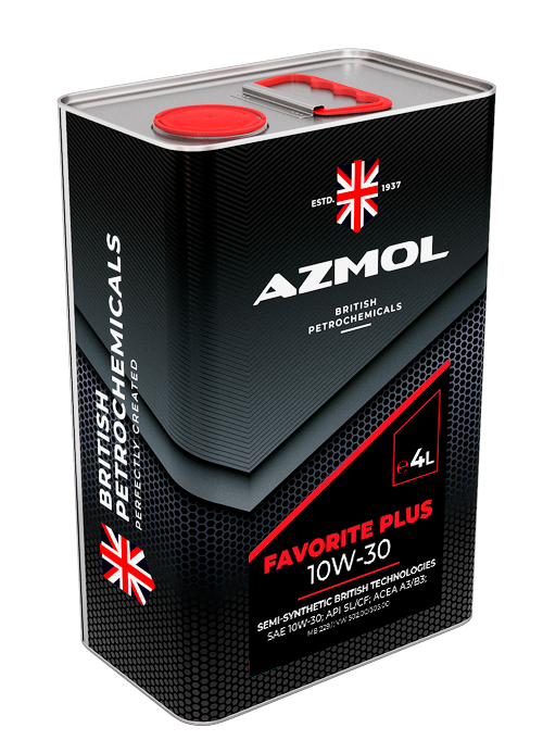 Масло моторное AZMOL Favоrite Plus 10W-30 канистра 4 л