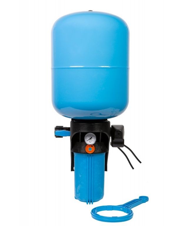 Комплект для автоматизации водоснабжения КРАБ-Т 50 Джилекс с гидробаком 50 л