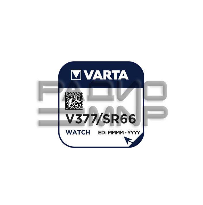 Элемент питания 377 SR626SW G4 "Varta" BL-1 2