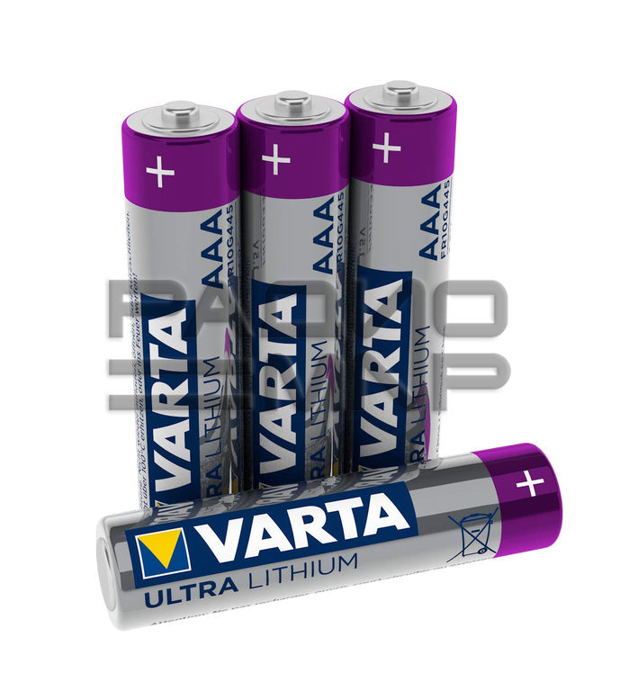 Элемент питания LR 03 Varta Professional Lithium BL-2