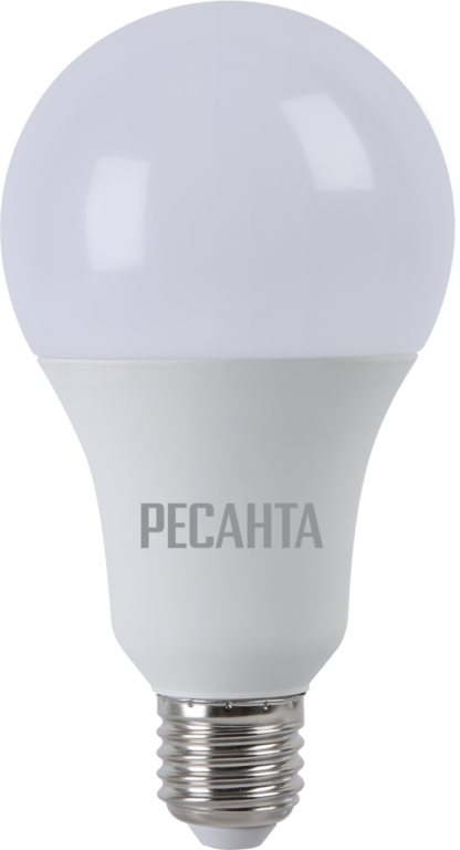 Лампа светодиодная РЕСАНТА LL-R-A80-20W-230-3K-E27 Ресанта