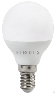 Лампа светодиодная EUROLUX LL-E-G45-7W-230-2,7K-E14 Eurolux 