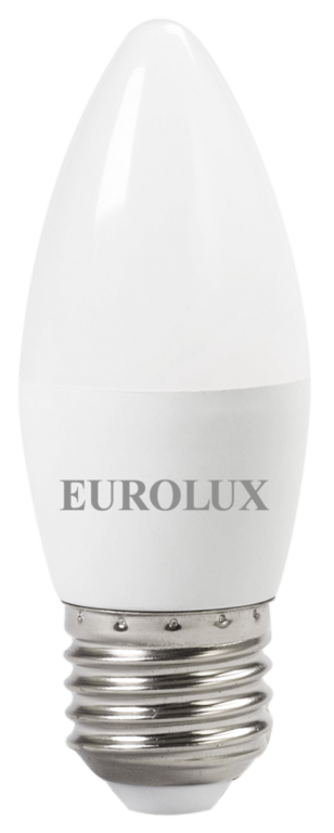 Лампа светодиодная EUROLUX LL-E-C37-6W-230-4K-E27 Eurolux