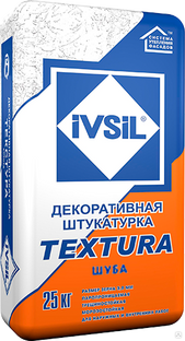 Штукатурка декоративная Шуба серии IVSIL TEXTURA 2,0 мм 