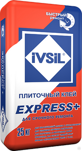 Клей для плитки IVSIL EXPRESS+, 25 кг 