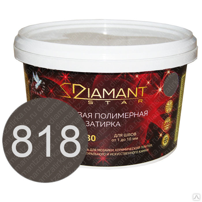 Полимерная затирка. Затирка Diamant Star lvl.80. Полимерная затирка для плитки Diamant Star lvl.80. Палитра цветов затирки Diamant Star lvl.80. Готовая полимерная затирка Diamant Star 804.