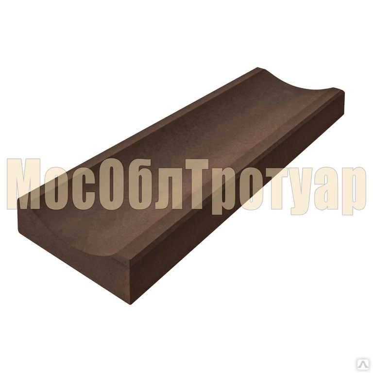 Водосток тротуарный 500х160х50 коричневая  от производителя 