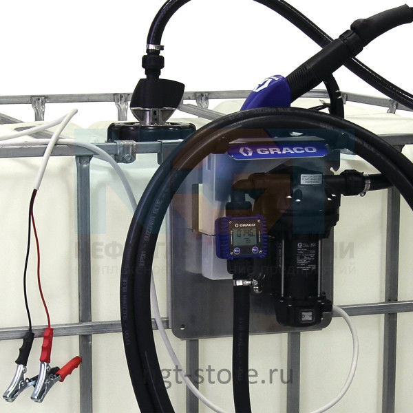 Комплект электрический 12V для перекачки мочевины AdBlue на контейнер Graco