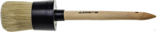 STAYER UNIVERSAL 40 мм, пластмассовый корпус, светлая натуральная щетина, деревянная ручка, Круглая кисть, MASTER (0141- #1
