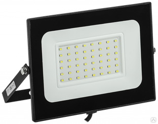 Прожектор светодиодный СДО 06-50 6500К черный IP65 LPDO601-50-65-K02 IEK 