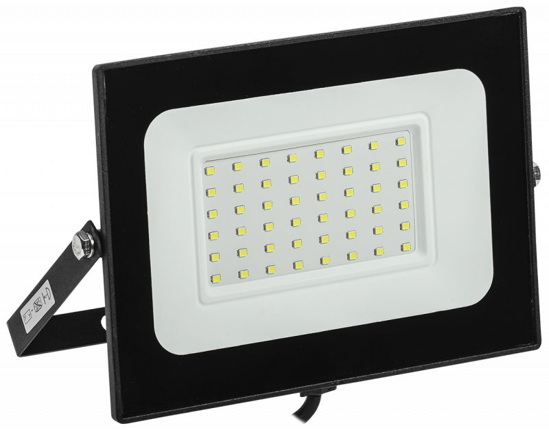 Прожектор светодиодный СДО 06-50 6500К черный IP65 LPDO601-50-65-K02 IEK