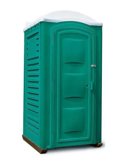 Туалетные кабины "Стандарт" зеленого цвета 1