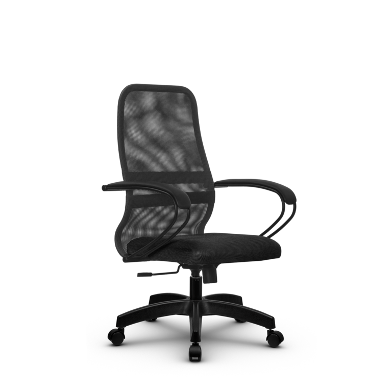 Кресло МЕТТА SU-CP-8 серый/черный PL