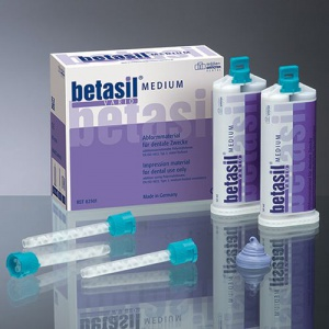 Слепочная масса А-силиконовая Betasil medium - корригирующий слой средней т