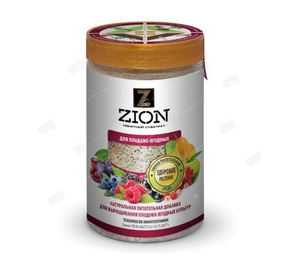 Цион ZION ионитный субстрат для выращивания плодово-ягодных культур полимер