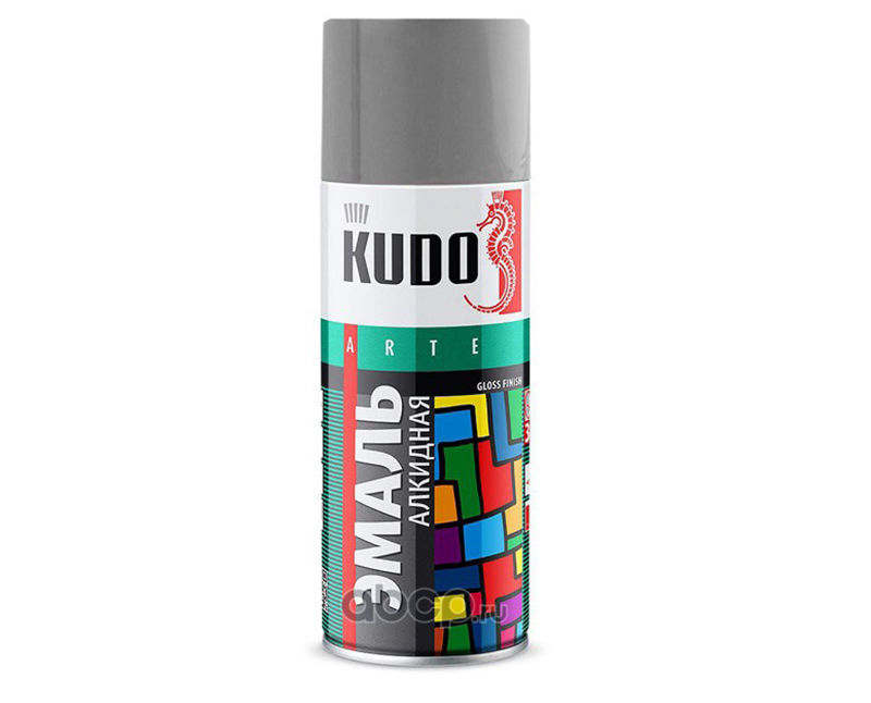 Эмаль термостойкая KU-5003 белая 0,52 л KUDO (уп.12шт)