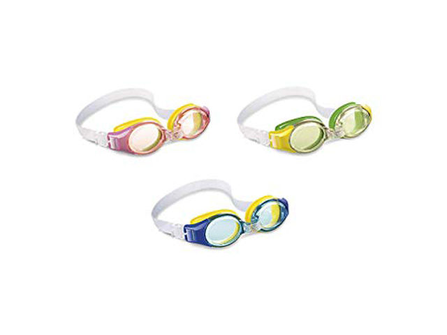 Очки для плавания Джуниор, INTEX (от 3 до 8 лет, цвета в ассортименте)
