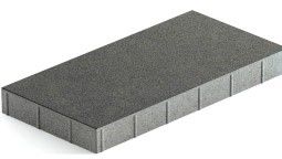 Плитка тротуарная для дачи «Прямоугольник Мега» 600х300х60 мм, черный