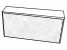 Камень стеновой облицовочный колотый СКЦ-1рт/2 400х100х200 мм, серый