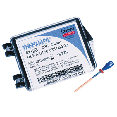Обтураторы Maillefer Thermafil 25 мм, ISO 30, 6 шт.