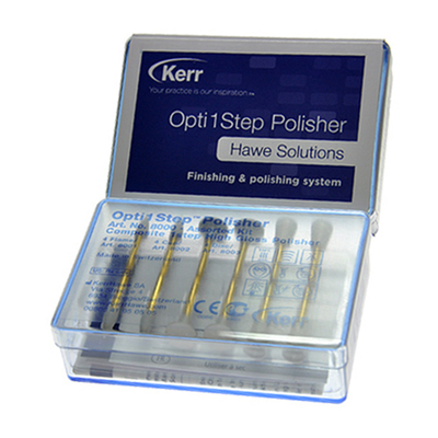 Головки Kerr Opti1Step Assorted Kit для полировки композита , 12 шт.