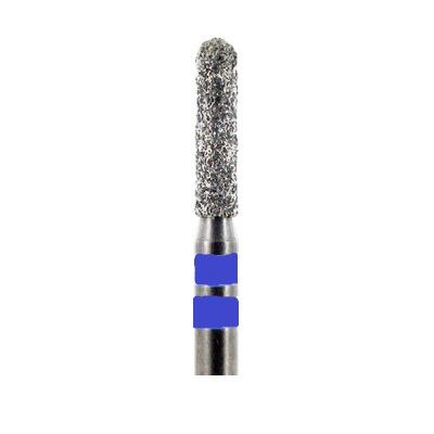 Бор алмазный Jota Z838L 014 FG, синий, 5 шт. форма цилиндр с закругленным концом