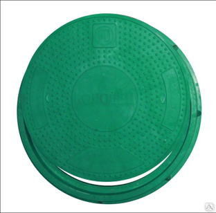 Люк канализационный FD 315/271 мм (зеленый, черный) внутренний #1