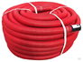 Труба ПЭ защитная d90 гофрированная двустенная для кабеля, красная