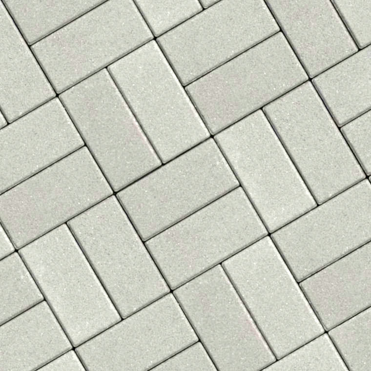 Брусчатка (белая) плитка тротуарная вибропрессованная ВАН толщина 6 см