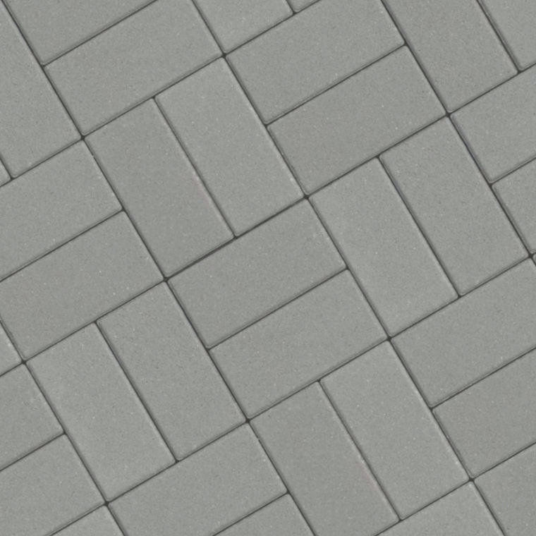 Брусчатка (серая) плитка тротуарная вибропрессованная ВАН толщина 6 см